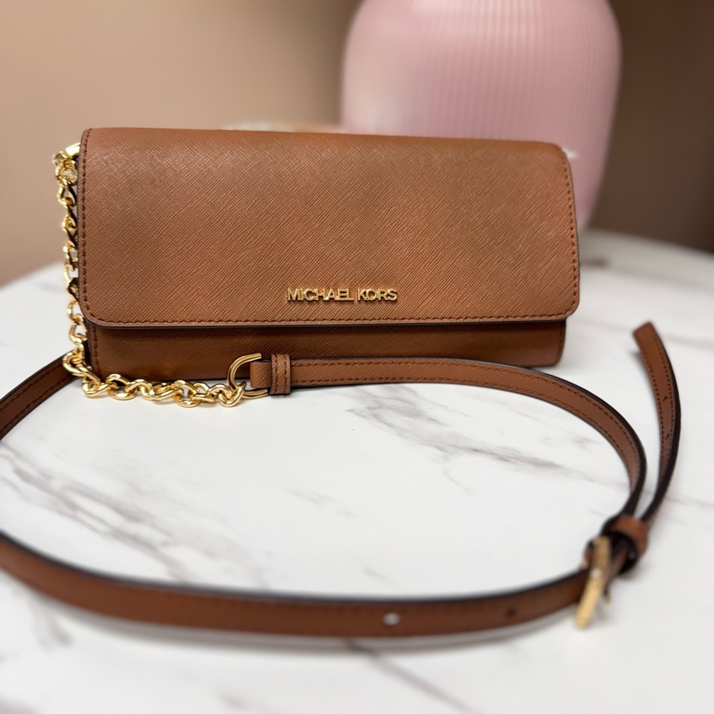 MICHAEL KORS❤️ Women's MK Wallet on Chain/Cross-body~NWT